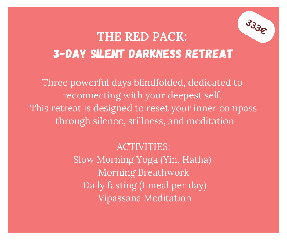 THE RED PACK: 3-DAY SILENT DARKNESS RETREAT