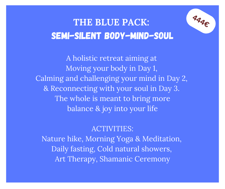 THE BLUE PACK: SEMI-SILENT BODY-MIND-SOUL